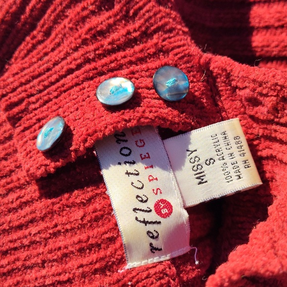 Reflections Red Sweater - Picture 2 of 2